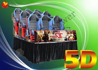6 pneumatiques de luxe/8 posent l'équipement de simulateur de la salle de cinéma 5D