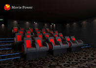 Système extraordinaire de salle de cinéma du bruit 4D avec les chaises noires de vibration