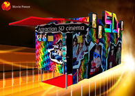 Théâtre interactif de cinéma de la cabine 5D de jeux avec la chaise multi de cinéma de fonction