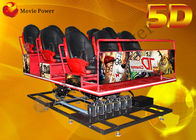 5D salle de cinéma électrique populaire 5D conduisant des sièges du simulateur 2-100