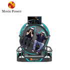 2 sièges 9d montagnes russes machines 360 rotation vr cinéma 360 degrés simulateur de chaises volantes