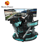 6 dof Simulateur de course hydraulique Vr Jeux Réalité Virtuelle 3 Écran Simulateur de course F1