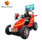 Jeu de course automobile 9D pour enfants Simulateur de conduite VR pour parc d'attractions