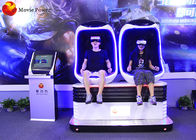 Expérience de réalité virtuelle de simulateur de machine d'oeufs de forme d'oeufs de 2 sièges