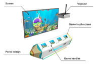 Machine interactive de peinture magique de jeu de poissons de jeux à jetons des enfants VR