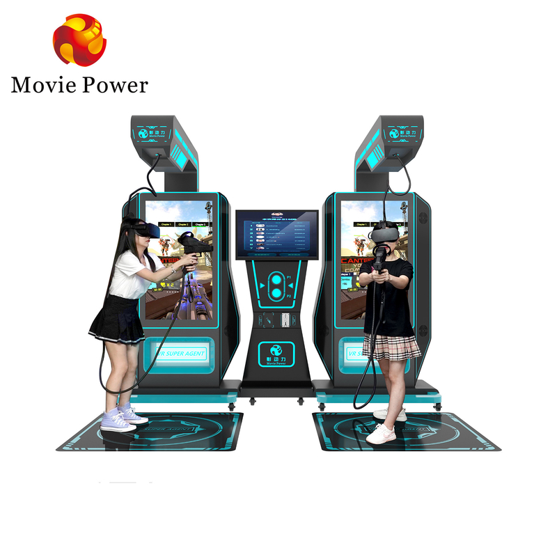 Les jeux interactifs de 9D Vr lancent le tir Arcade Virtual Reality Game Machine