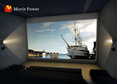 3 système électronique populaire de salle de cinéma de DOF 4D avec le grand écran 360