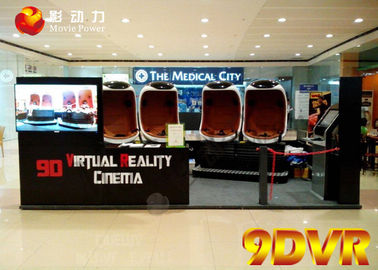 Simulateur interactif de la réalité virtuelle 9D de carlingue pour l'équipement de parc d'attractions