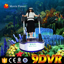 Cinéma blanc du jeu vidéo 9d VR tenant le degré 200kg du cinéma 360 de l'action 9D