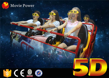 le simulateur du cinéma 5d et l'équipement du cinéma 5d 6 sièges font signe le cinéma des chaises 5d hydraulique