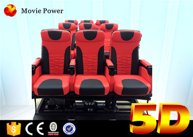 Stimulateur de théâtre de cinéma hydraulique et électrique 5D avec la chaise du mouvement 4d