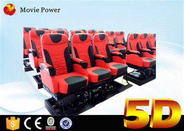 3 DOF électriques/cinéma hydraulique de simulateur de l'équipement 5D du cinéma 5D avec la chaise de mouvement