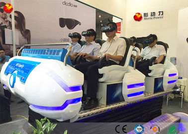 12 simulateur multiple de jeu de cinéma des films 9D VR de garantie de Monthes pour différents âges