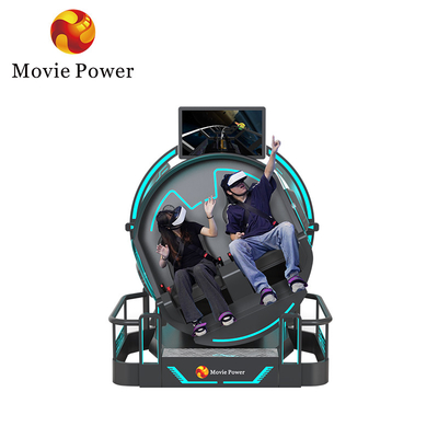Contrôle intelligent VR 360 cinéma volant 2 sièges 9D VR simulateur de montagnes russes