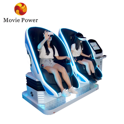 Le parc à thème 9D VR Egg Chair Simulator VR Shark Motion Cinema 2 sièges