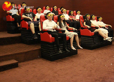 sièges intéressants de mouvement de thèmes de sensations fortes de la salle de cinéma 4D sur le marché de Dubaï