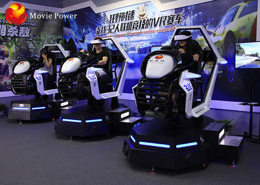Machine dynamique de jeu de voiture de course de la voiture XD VR de simulateur du parc d'attractions 9D conduisant le simulateur