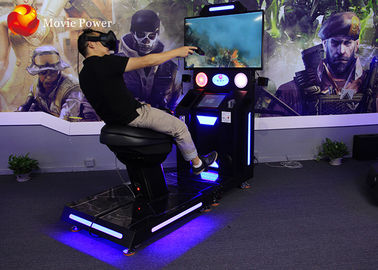 Tour de machine d'équitation de simulateur de réalité virtuelle de Vr sur le champ de bataille de horseback combattant l'ennemi