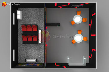 Scène multi de tir interactive d'effet de système du cinéma 7D de personne d'intérieur de l'équipement 6