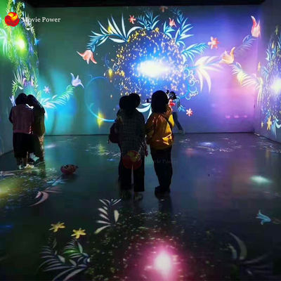 Jeu interactif magique à jetons de projecteur de plancher de l'AR d'enfants pour des enfants