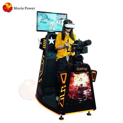 Simulateur de mouvement d'arme à feu d'Immersive Gatling de 360 du degré 9d VR jeux de tir