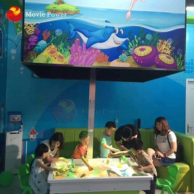 Boîte interactive de sable de projection de l'AR de jeux d'enfants d'intérieur de système interactif