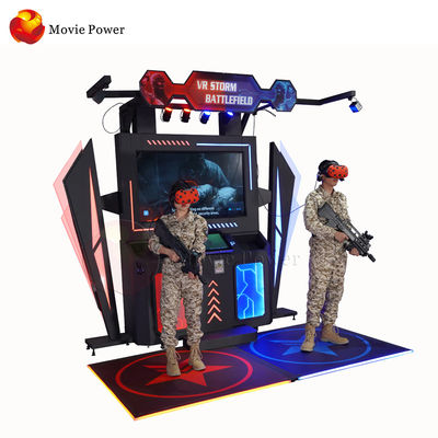 Plate-forme électrique debout interactive de simulateur de réalité virtuelle de 2 joueurs