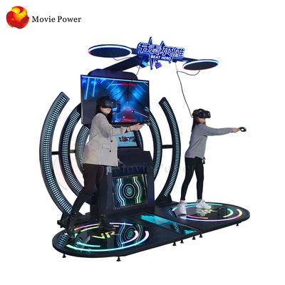 Plate-forme dynamique de mouvement d'amusement de centre d'équipement du simulateur d'intérieur VR de jeu vidéo