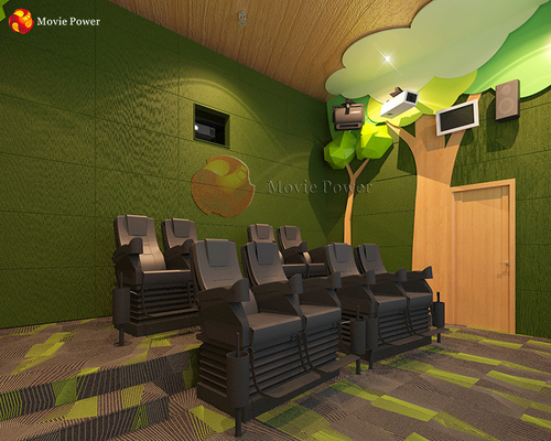 Salle de cinéma du thème 5D d'équipement de la chaise VR de mouvement de système de cinéma du simulateur 5D du divertissement 9D VR