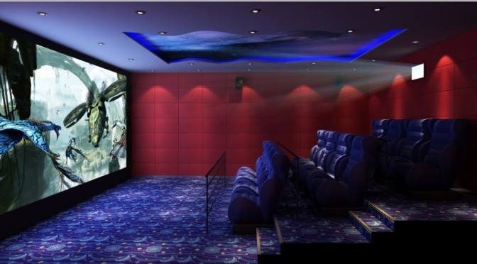Équipement de salle de cinéma de Digital de salle de cinéma de la pluie HD 4D de bulle de neige 0