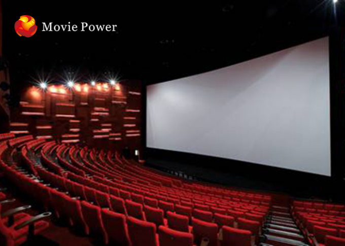 3 système électronique populaire de salle de cinéma de DOF 4D avec le grand écran 360 0