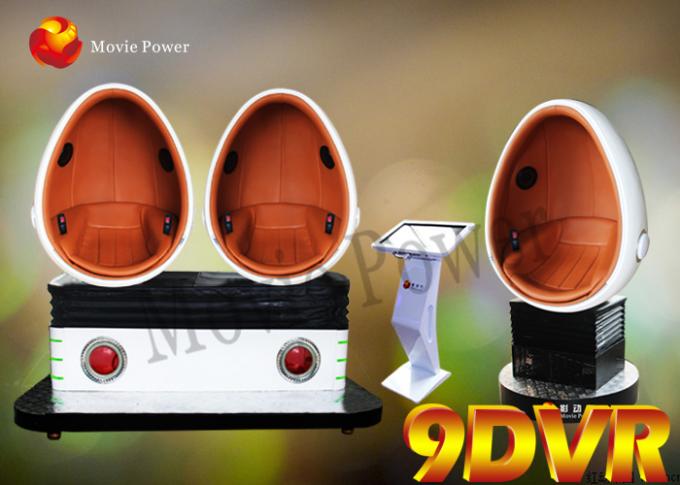 Le mouvement triple électrique du cinéma 3 DOF de la plate-forme 9D VR pose le simulateur 9D 0
