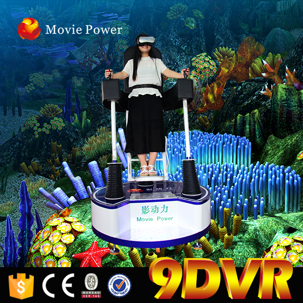 Cinéma de réalité virtuelle de l'investissement 9d de centre commercial petit tenant des verres du QG VR 0
