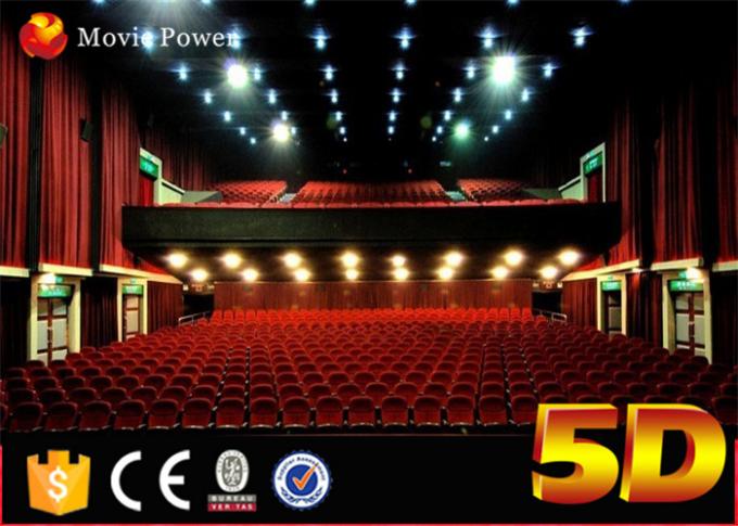 100 théâtre Seat de mouvement du système électrique 4d de sièges avec le feu de vent de neige de bulle de pluie 0