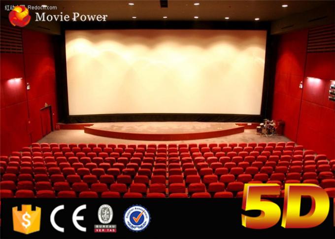 La grande salle de cinéma incurvée 2-200 de l'écran 4D pose des effets émotifs et spéciaux 0
