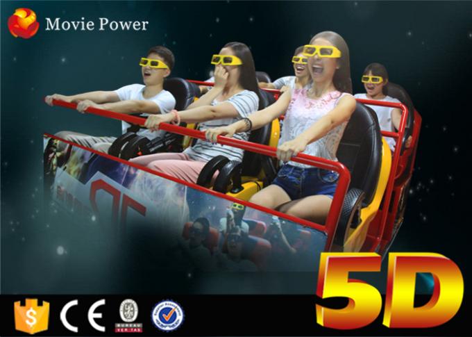 parc à thème dynamique spécial de simulateur du cinéma 5D du contrôleur 5d d'effet du simulateur de système du cinéma 5D 4D 0