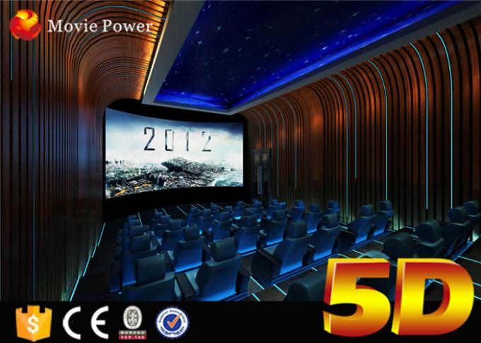 100 mètres carrés de 4D d'équipement de cinéma avec le système électrique de 100 sièges et les effets spéciaux populaires au parc à thème 0