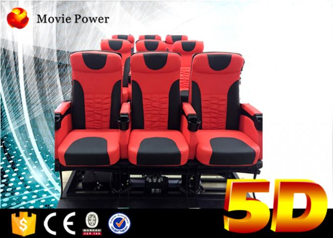 24 salles de cinéma 5D de théâtre dynamique de sièges grandes avec la plate-forme électrique de mouvement 0