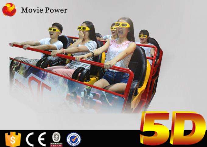 Le cinéma étonnant de l'expérience 5D VR avec des effets spéciaux pour des enfants font signe le simulateur 0