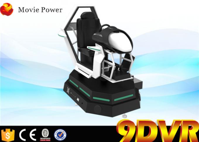 3 machine électronique dynamique de jeu de réalité virtuelle de courses d'automobiles de cinéma de la plate-forme 9d Vr de DOF 0