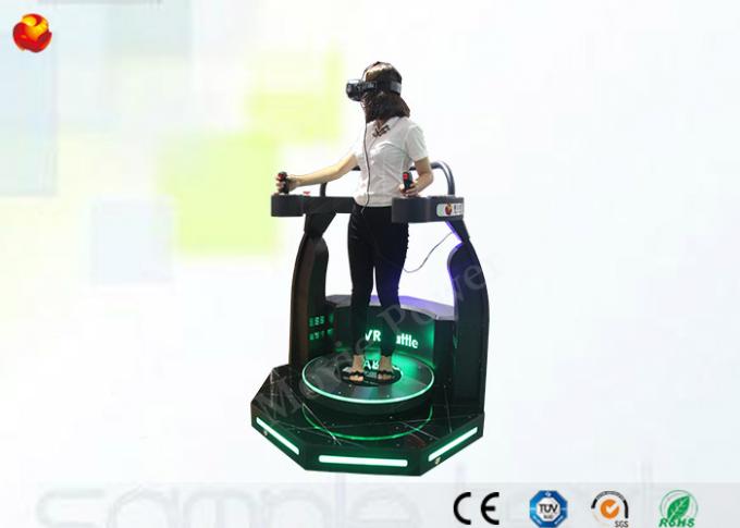 Réalité virtuelle de simulateur de bataille de cinéma de la machine 9D VR de jeu Arcade avec la puissance de film 0