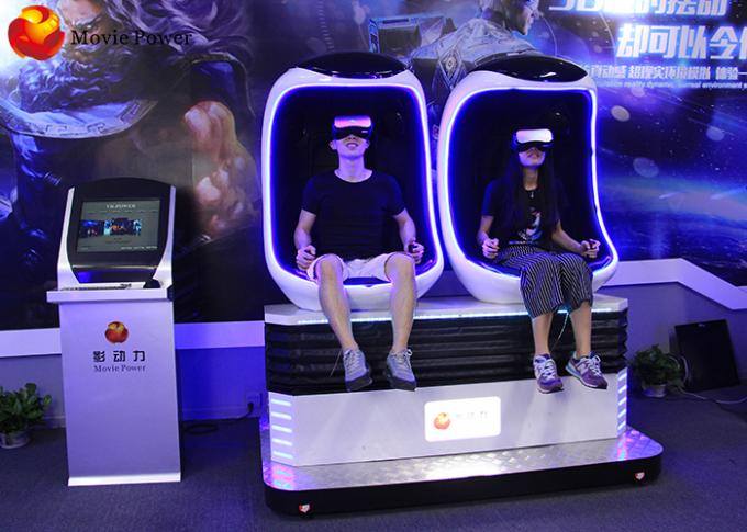 Cinéma de la machine 9D VR de jeu de parc d'attractions 360 degrés avec plus de 30 l'oeuf de vr des films 9d 0