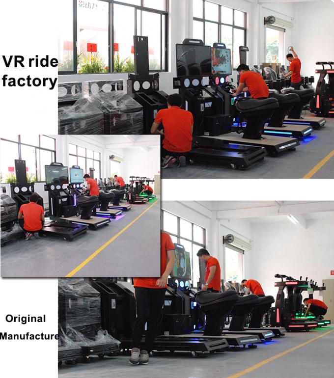 Cinéma frais de réalité virtuelle de tir de simulateur de course de chevaux en verre VR de siège unique HTV VIVE de mouvement 1