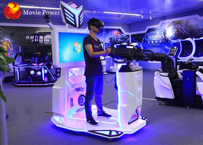 Simulateur debout de la machine VR de jeu d'arme à feu de tir d'arcade de la plate-forme d'espace de VR VR Gatling 0