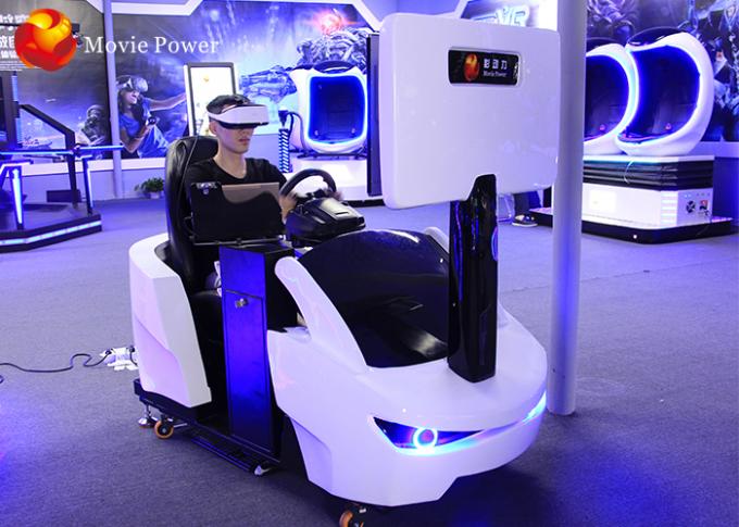 Équipement attrayant 9D VR de jeu de moto emballant le simulateur/conduisant des jeux de simulateur 0