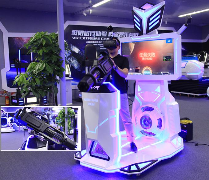machine de jeu de bataille de tir du parc d'attractions de l'espace de marcheur de Gatling de support de 9d VR HTC Vive 0
