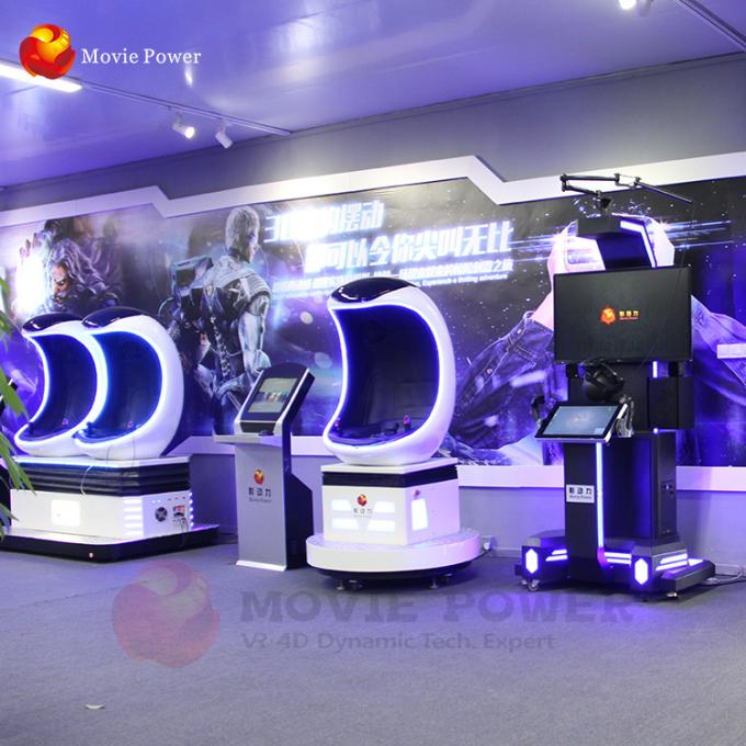 Tapis roulant d'intérieur adulte VR combattant la plate-forme libre du simulateur 360 de jeu vidéo de cavalier de mouvement d'Againest 0