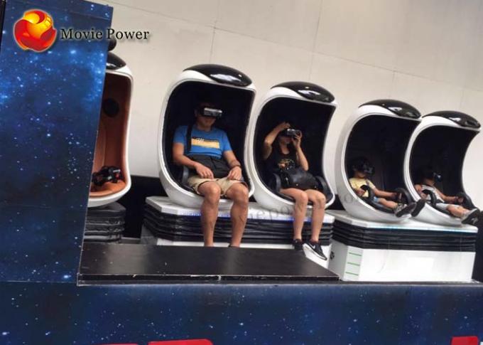 Cinéma de la chaise d'oeufs de réalité virtuelle/9D VR avec 1/2/3 sièges 0