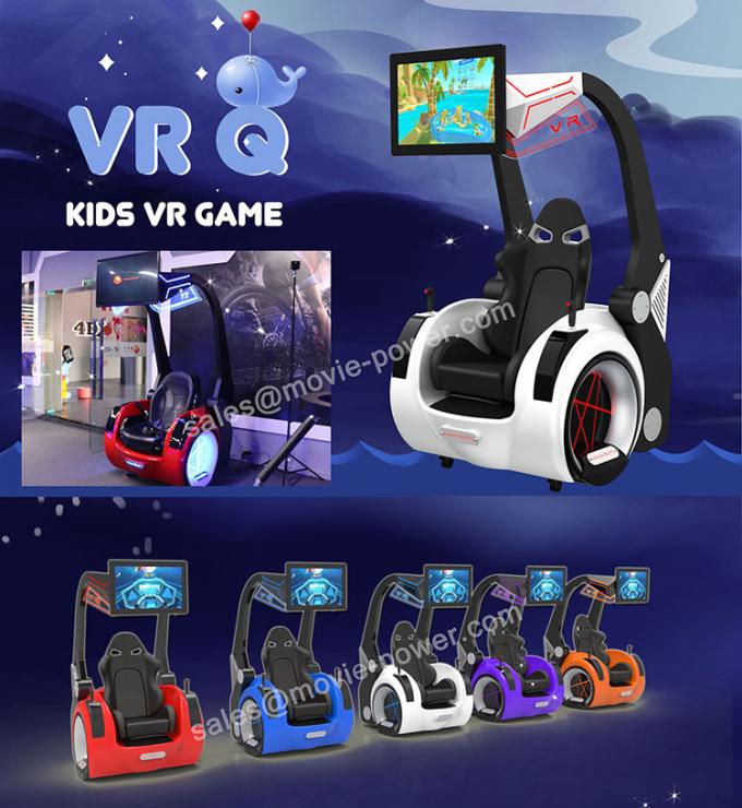 Cinéma de réalité virtuelle du terrain de jeu 9d d'intelligence pour le divertissement d'enfants 0
