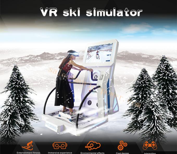 Équipement de terrain de jeu de simulateur de réalité virtuelle de ski d'amusement 0